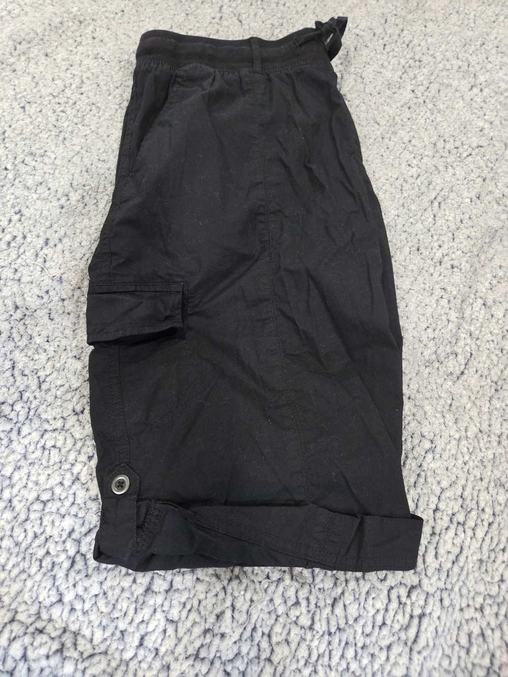 Dash Black Cargo Bermuda Shorts